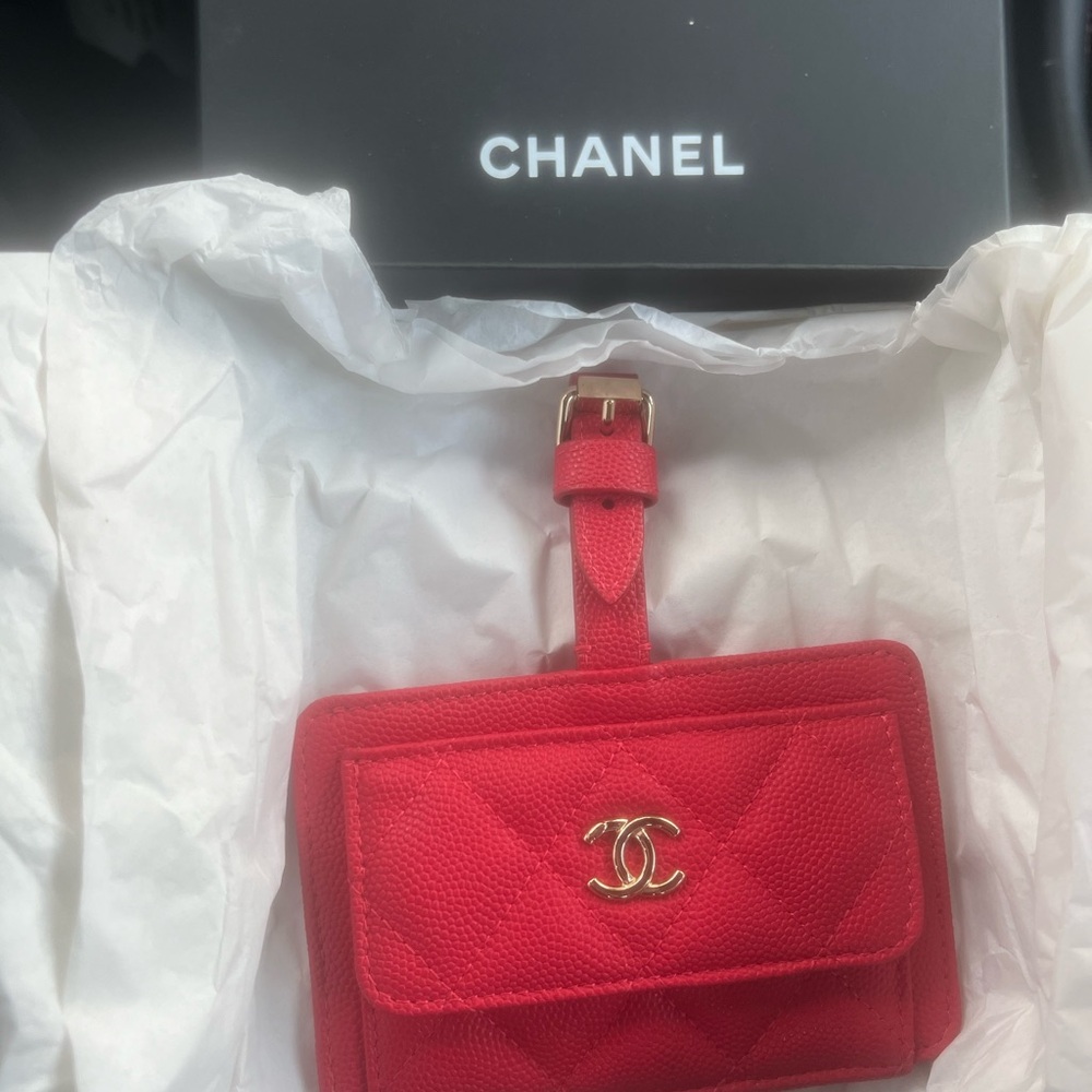Red Chanel Wallet